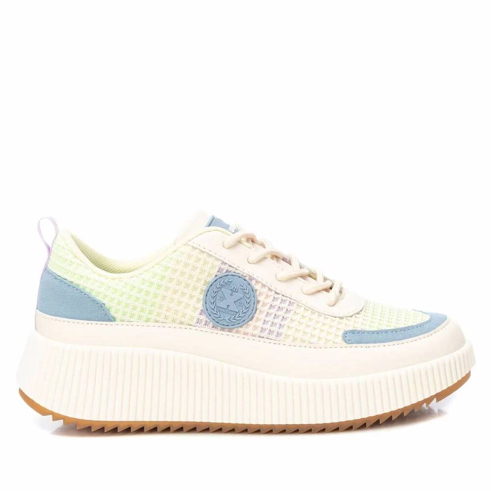 NEW XTI women's platform sneakers in ice